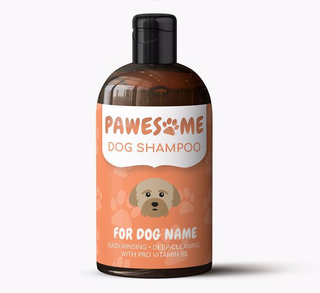 Personalised Dog Shampoo 'Pawesome' for {dogsName}